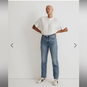 Madewell, the petite curvy '90s straight jean in enmore, 24P Curvy
